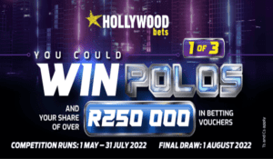 Hollywoodbets – win a VW Polo and betting vouchers